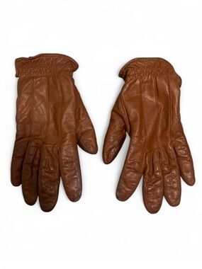 Vintage Eddie Bauer Light Brown Leather Gloves